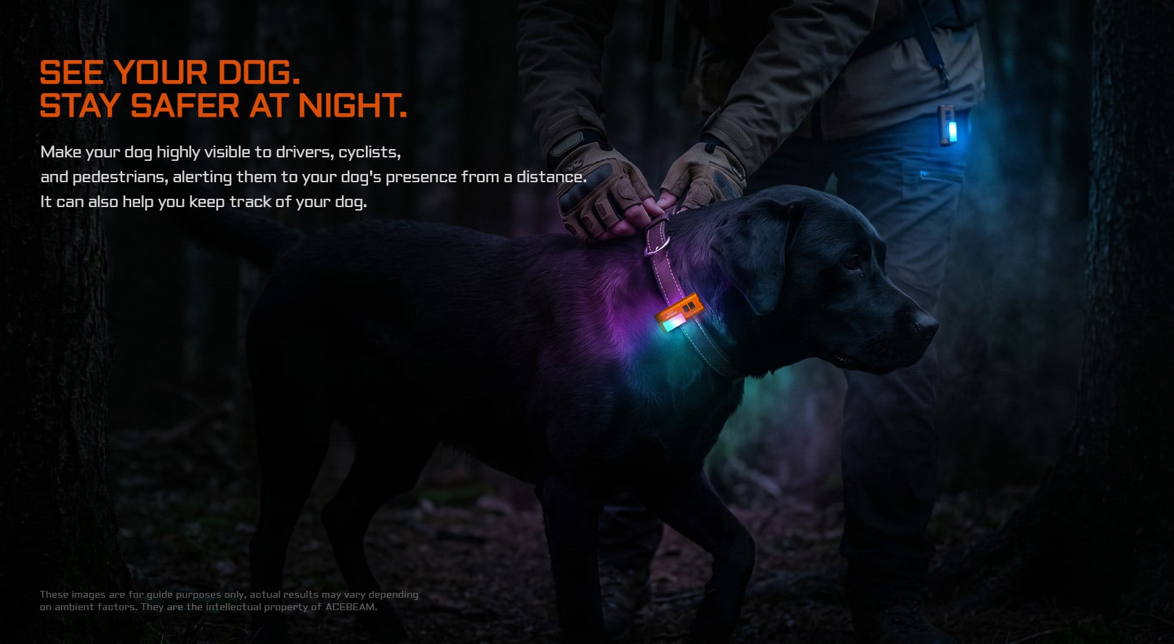 Acebeam UC3A – Compact Multi-Color RGB EDC Flashlight with 270° Auxiliary Light