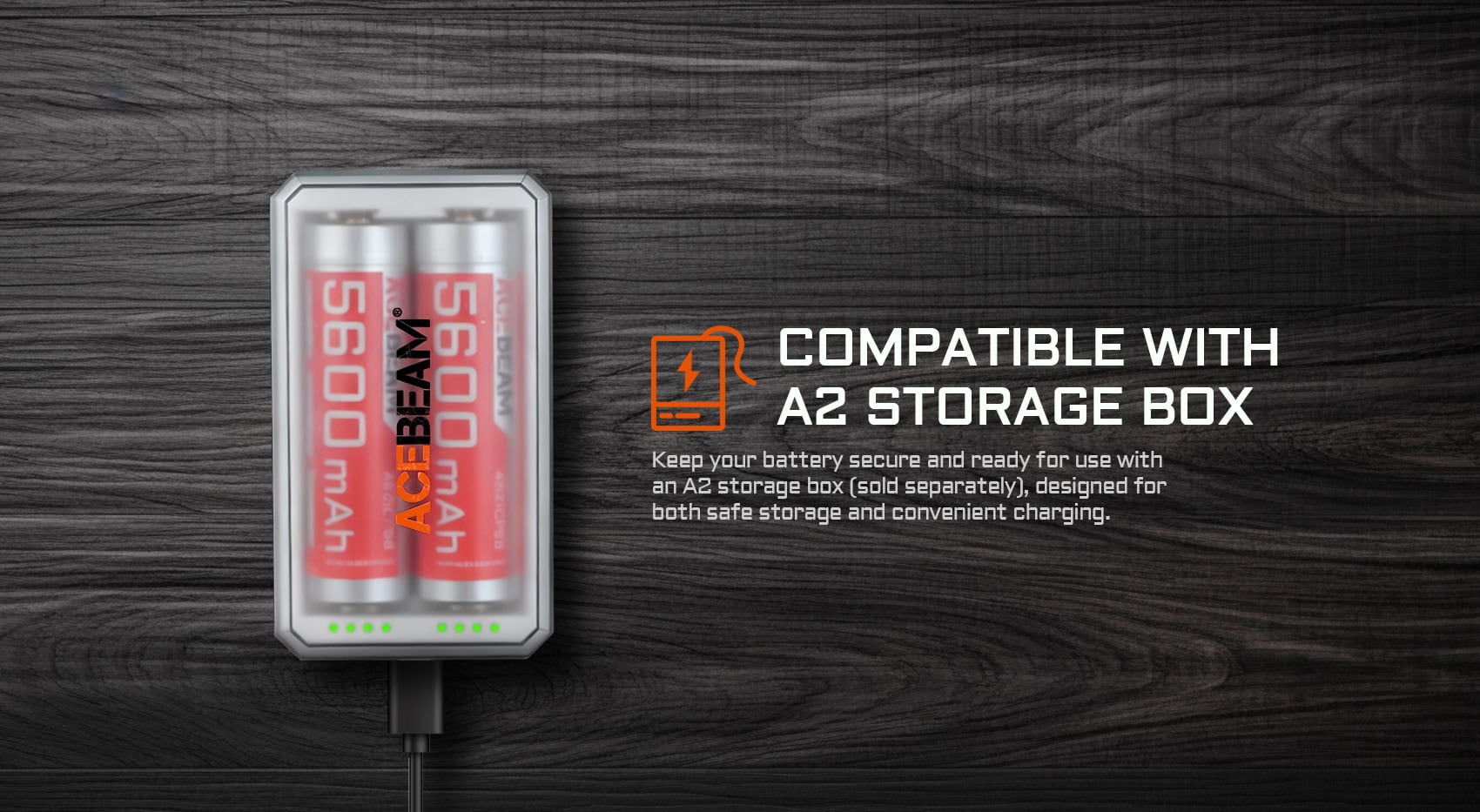 Acebeam 21700 5600mAh Li-ion Rechargeable Battery
