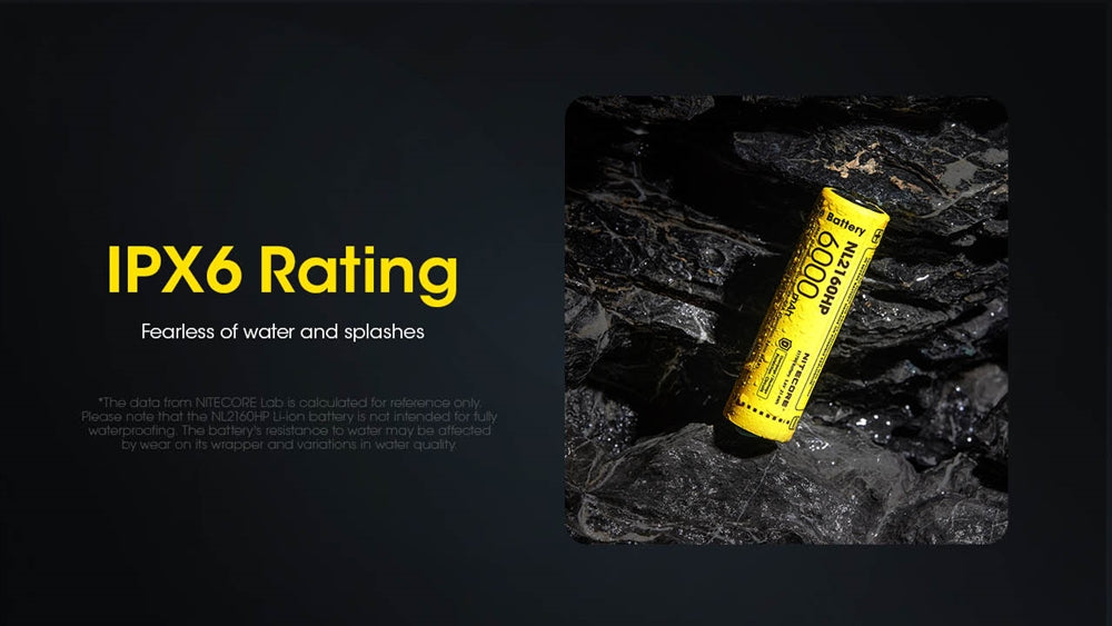 “Nitecore NL2160HP 6000mAh 21700 rechargeable Li-ion battery – High-capacity flashlight battery”