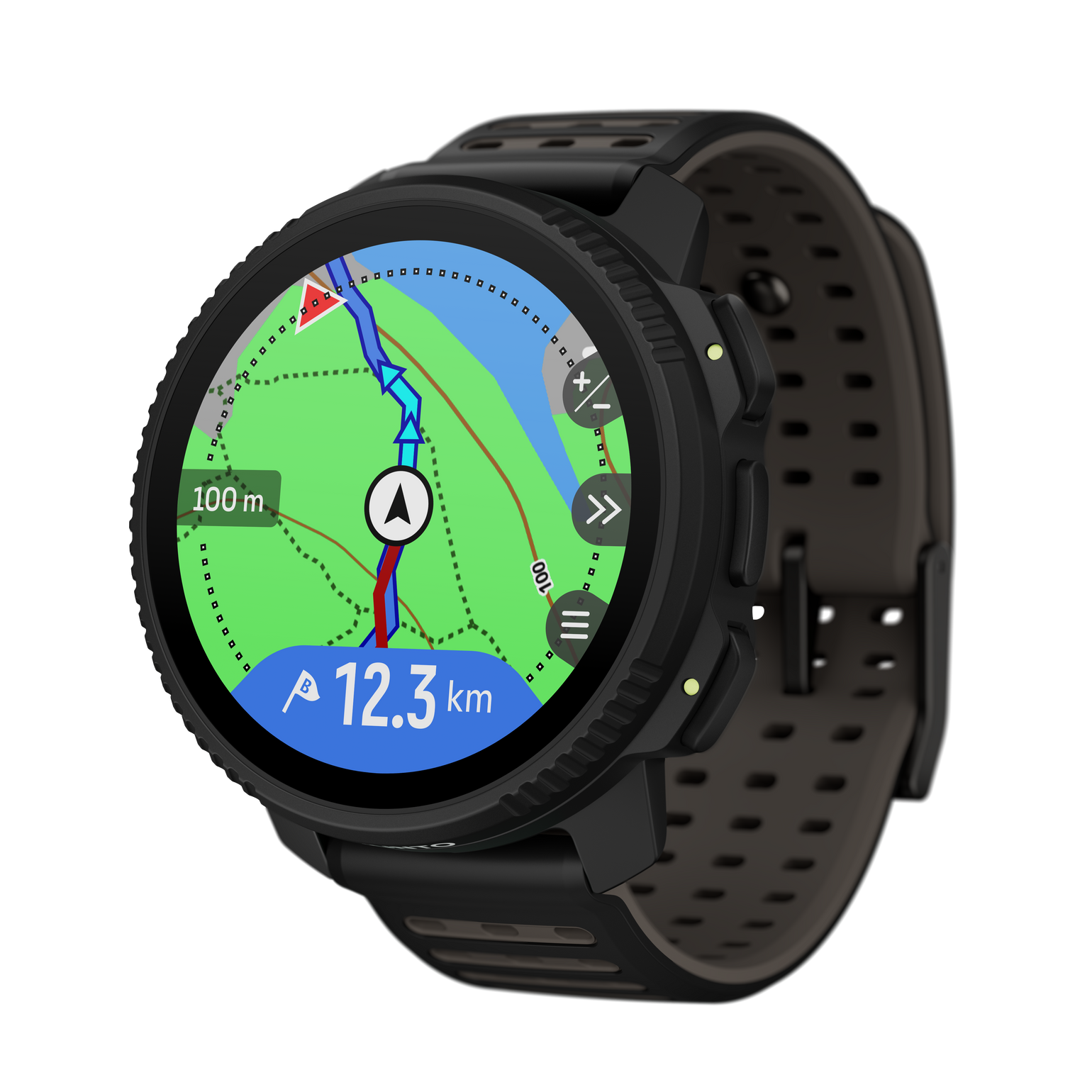 Suunto Vertical 2 Sports Watch with solar power, GPS navigation, and rugged outdoor design for cycling and endurance athletes