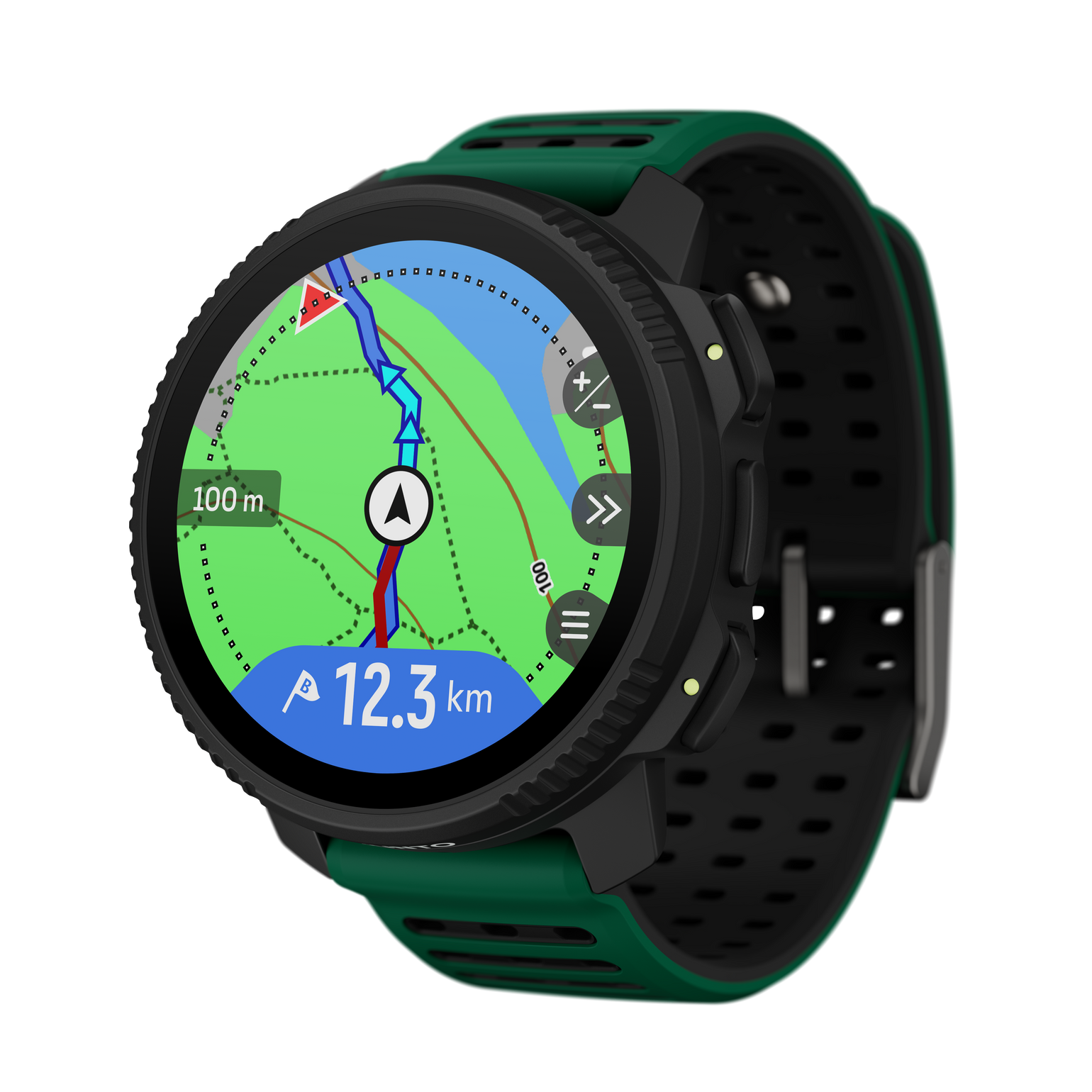 Suunto Vertical 2 Sports Watch with solar power, GPS navigation, and rugged outdoor design for cycling and endurance athletes