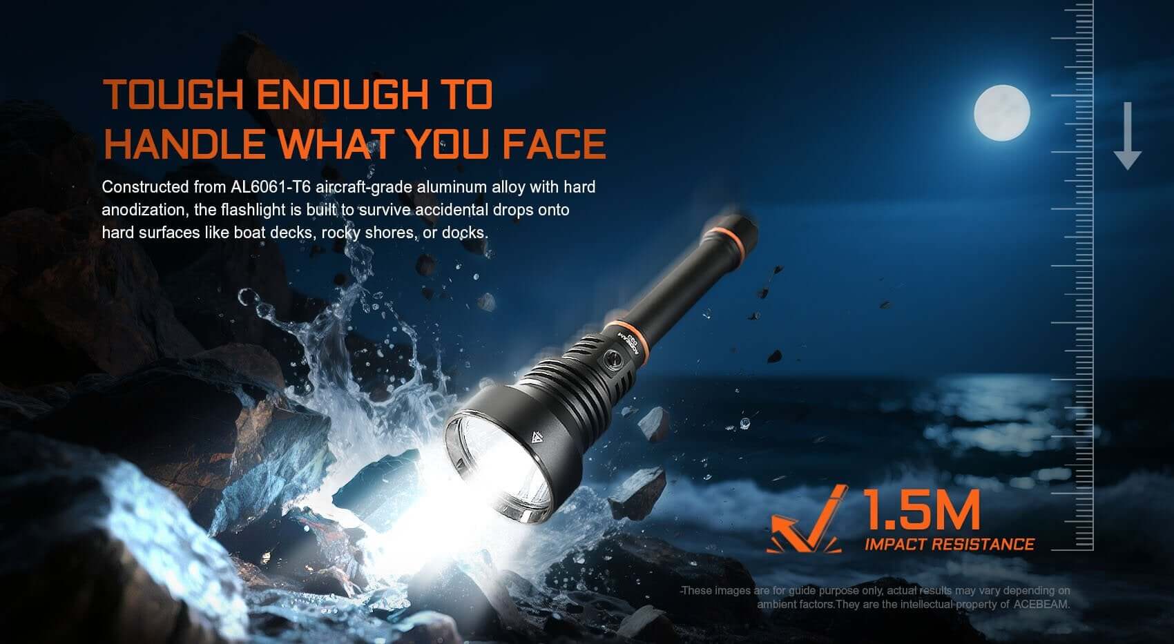 Acebeam D30 Diving Flashlight