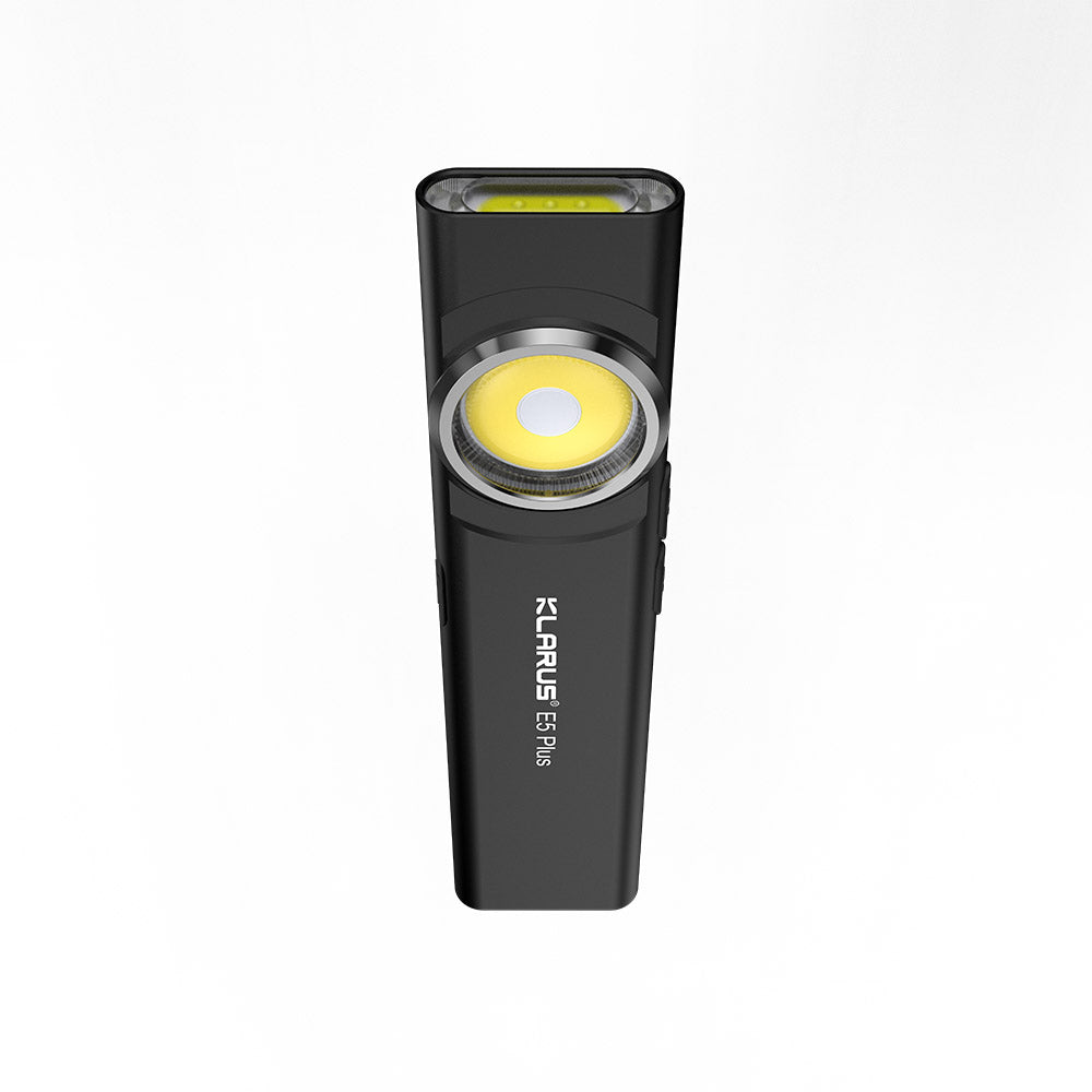 “Klarus E5 Plus ultra-slim tactical EDC flashlight – Compact everyday carry torch”