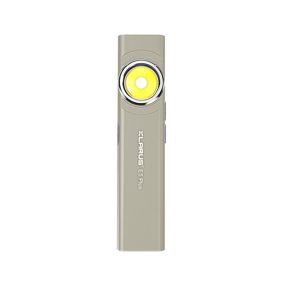 “Klarus E5 Plus ultra-slim tactical EDC flashlight – Compact everyday carry torch”
