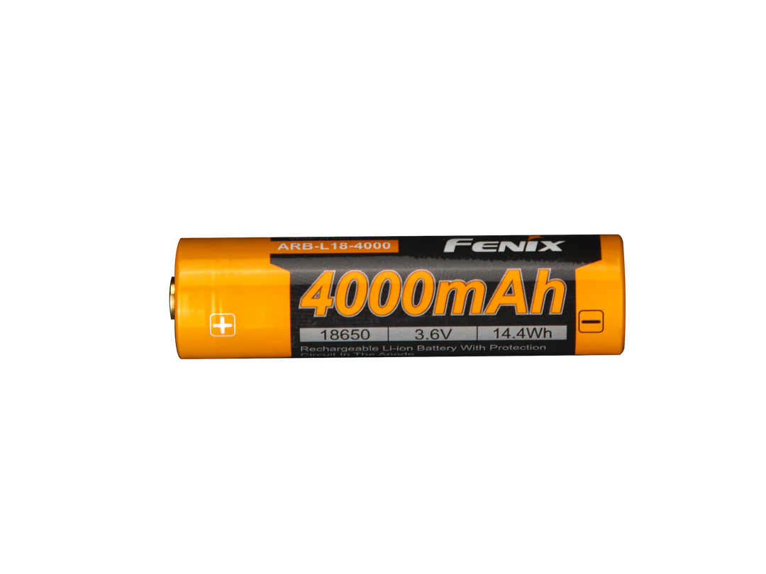 Fenix ARB-L18 4000 High-Capacity 18650 Battery - 4000mAh