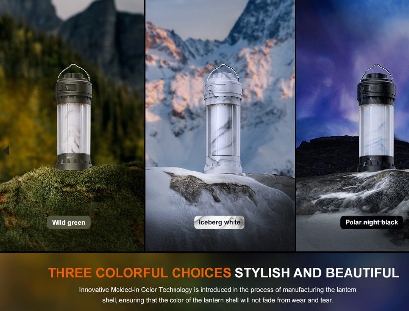 Fenix CL22R Rechargeable Lantern - Options