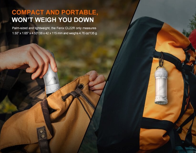 Fenix CL22R Rechargeable Lantern - Options