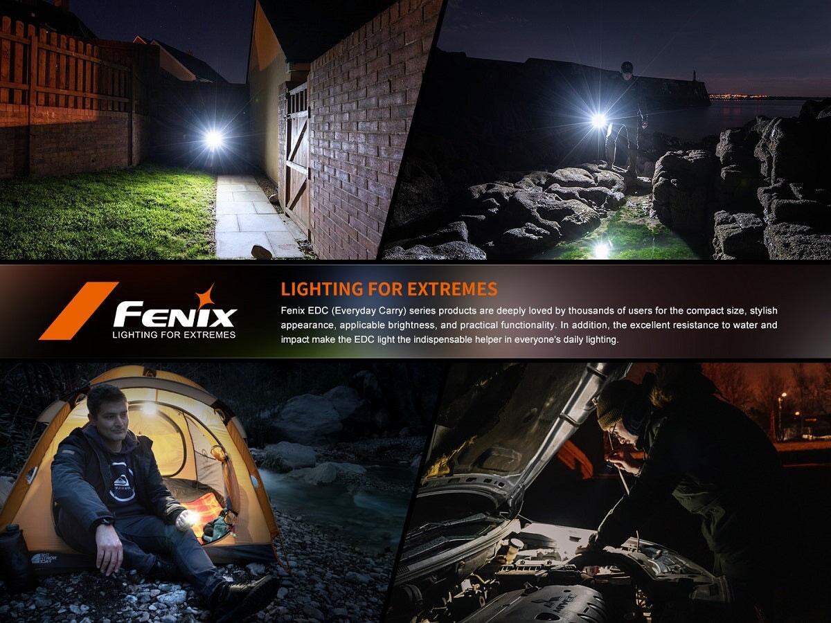 Fenix E12 V3.0 LED Portable EDC Flashlight