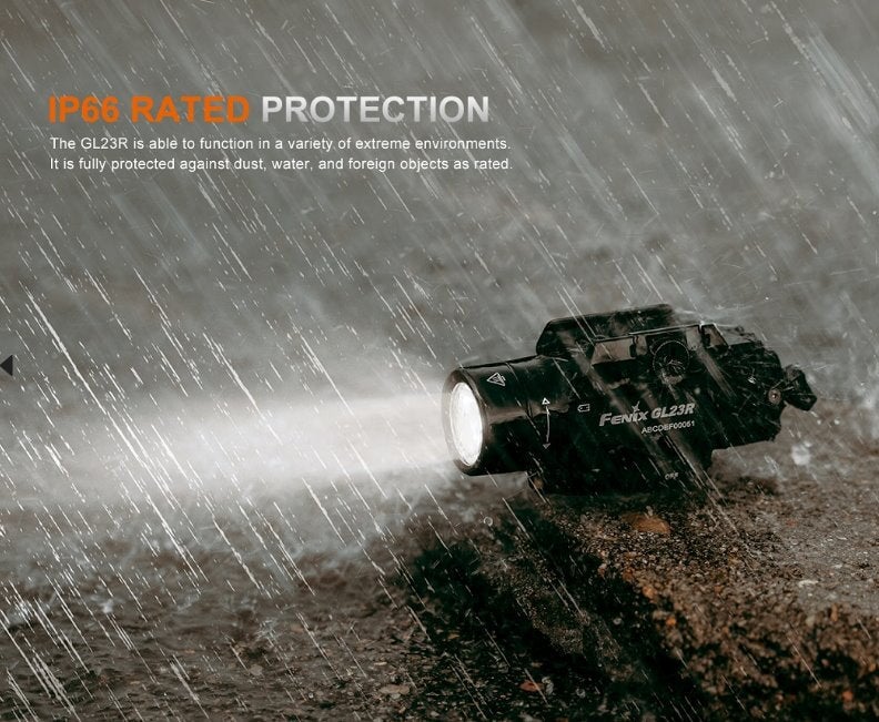 Fenix GL23R Tactical Light with Green Laser
