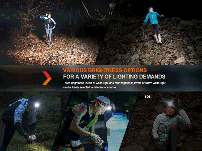 Fenix HM65R-T v2.0 Lightweight Magnesium Trail Running Headlamp