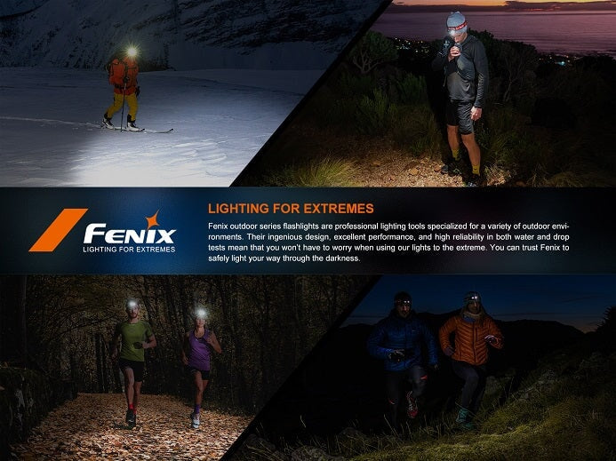 Fenix HM65R-T v2.0 Lightweight Magnesium Trail Running Headlamp
