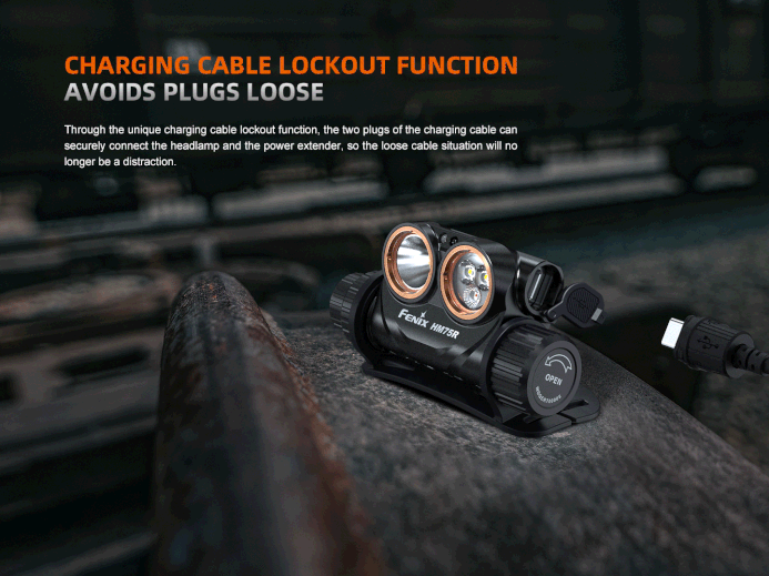 Fenix HM75R Magnesium Dual Battery Rechargeable Headlamp
