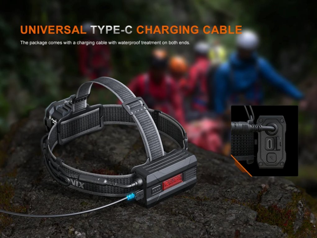 Fenix HP35R USB-C Rechargeable LED Headlamp - 4000 Lumens