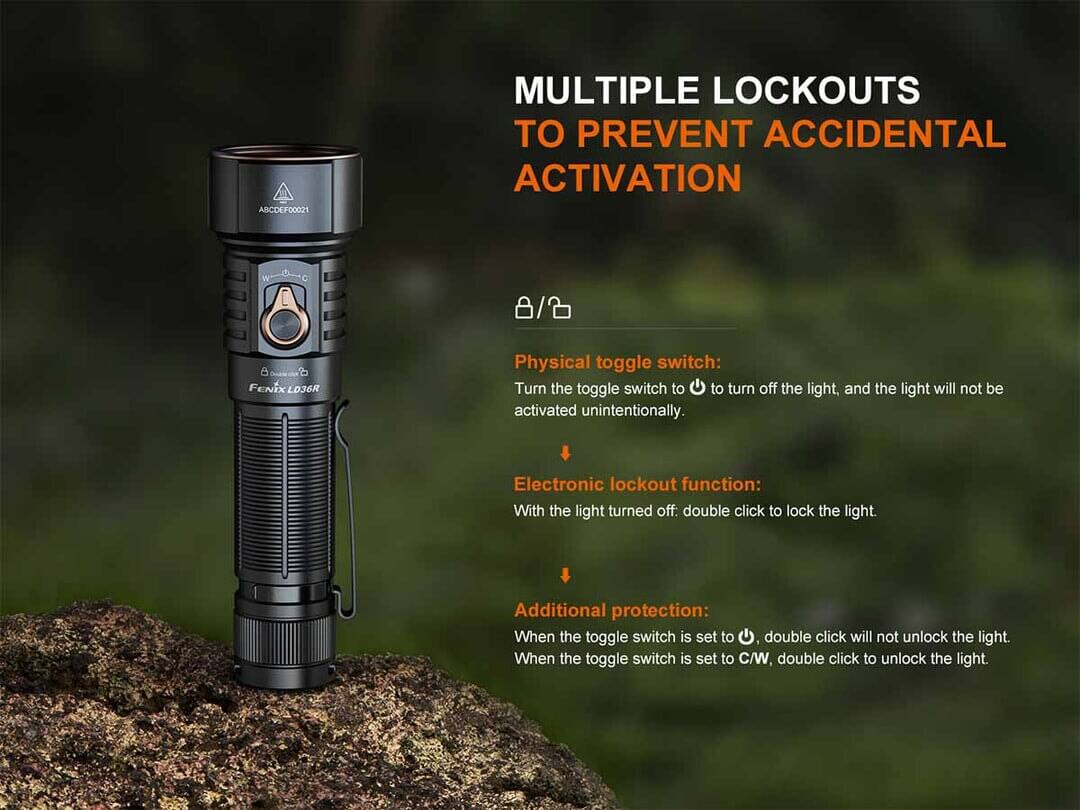 Fenix LD36R High-Performance Outdoor Flashlight