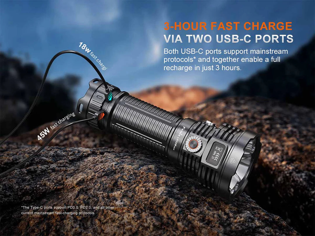 Fenix LR50R V2.0 – 18,000 Lumen High-Output Searchlight with UV & Red Light