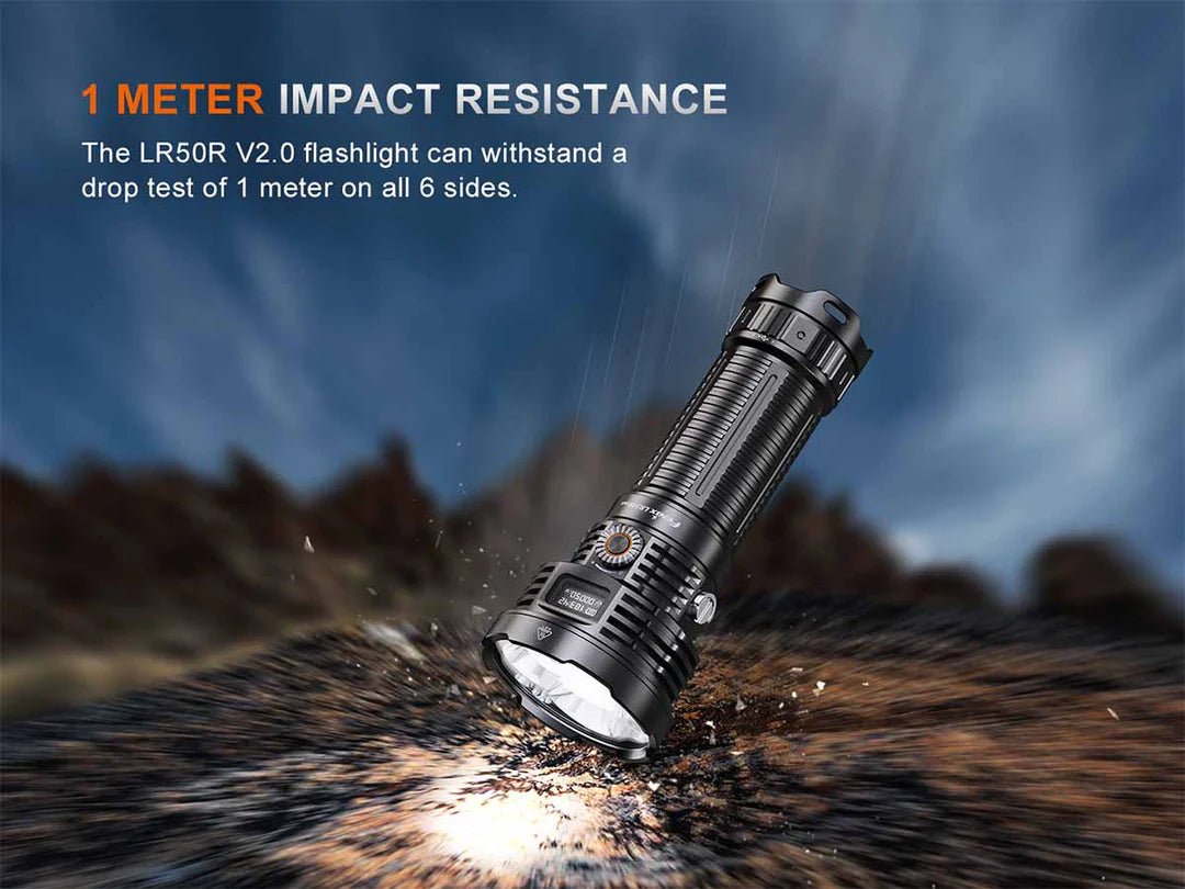 Fenix LR50R V2.0 – 18,000 Lumen High-Output Searchlight with UV & Red Light