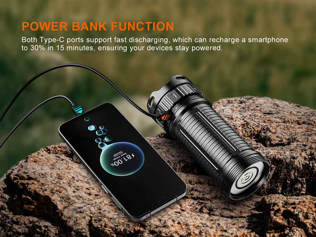 Fenix LR50R V2.0 – 18,000 Lumen High-Output Searchlight with UV & Red Light