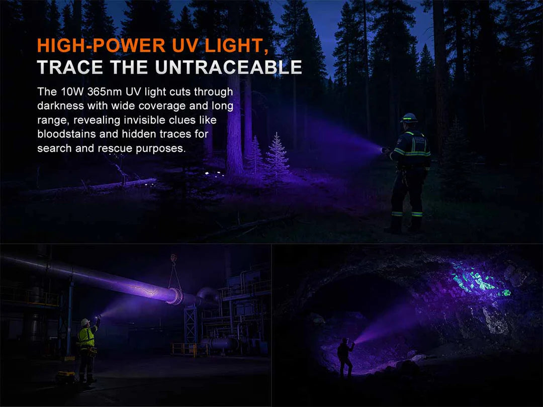 Fenix LR50R V2.0 – 18,000 Lumen High-Output Searchlight with UV & Red Light
