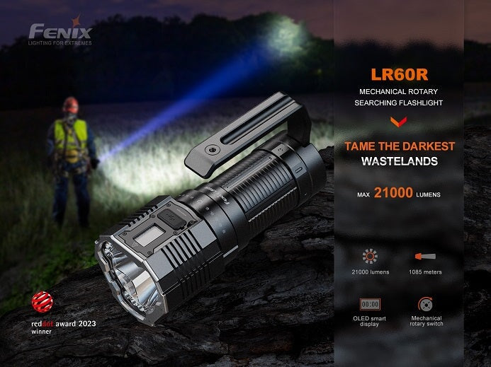 Fenix LR60R 21000 Lumens Rechargeable Flashlight