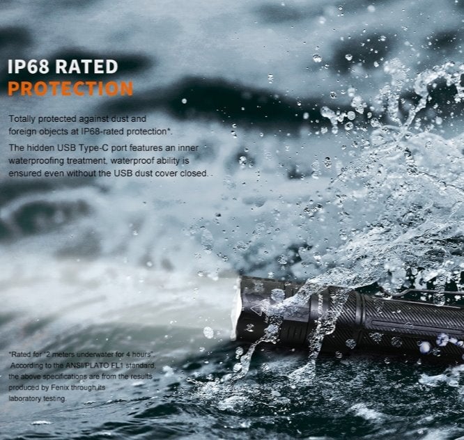 Fenix PD32R Rechargeable Tactical LED Flashlight