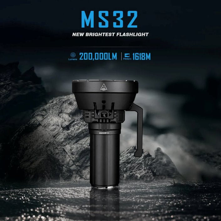 IMALENT MS32 Brightest Flashlight - 200,000 lumens