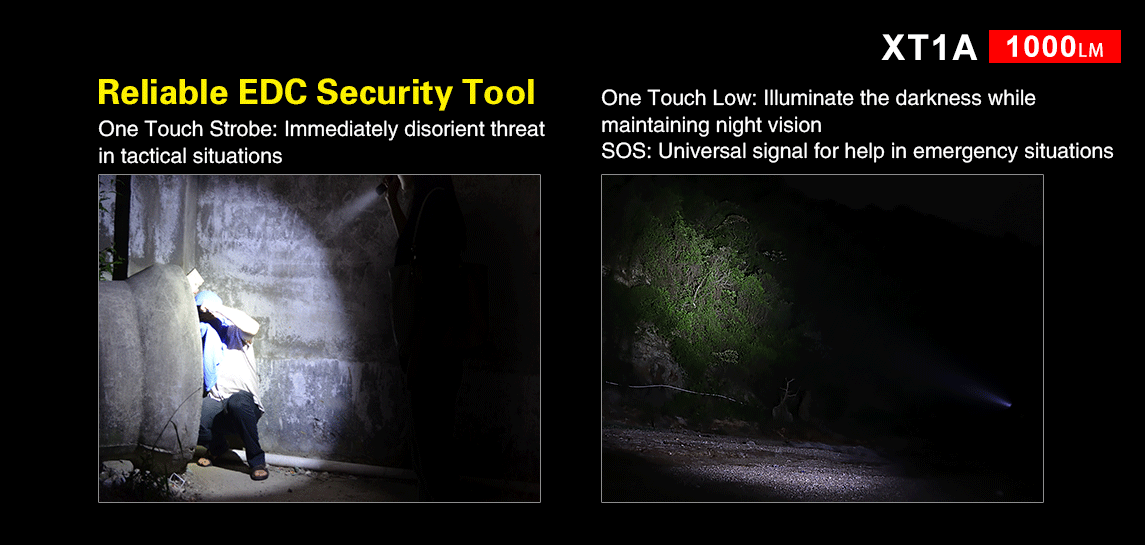 Klarus XT1A Tactical EDC Flashlight