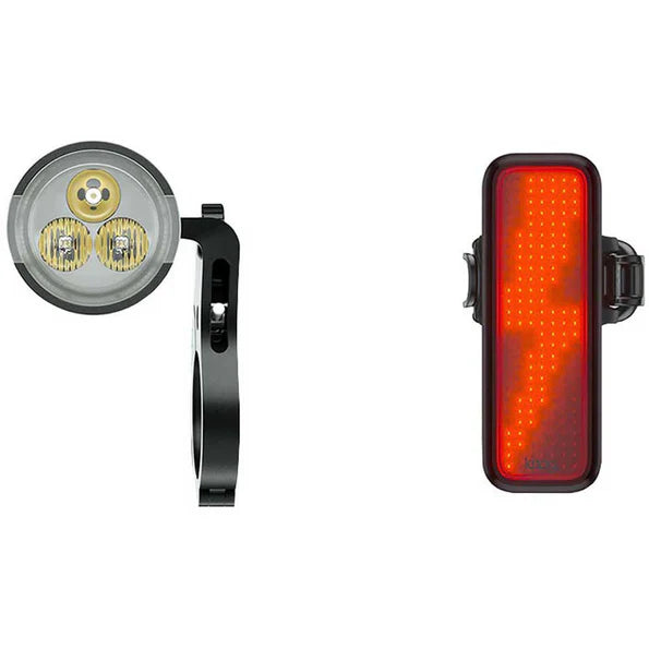 Knog PWR Trail 600 Lumens Bicycle Light Set W/ Blinder V Bolt