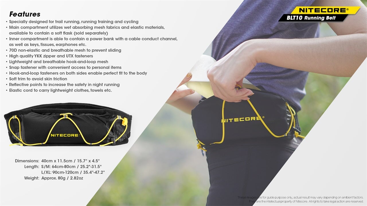 Nitecore BLT10 Running Belt