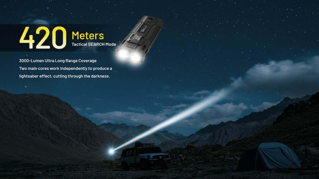 Nitecore EDC37 8000 Lumen Rechargeable EDC Flashlight