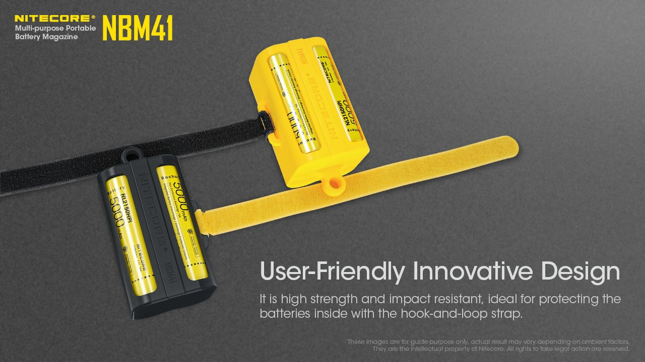 Nitecore NBM41 21700 Battery holder - Black only