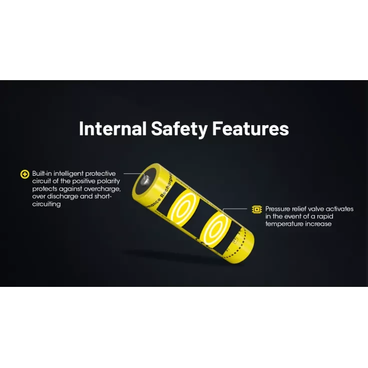 Nitecore NL2160 21700 Li-ion Battery 6000mAh