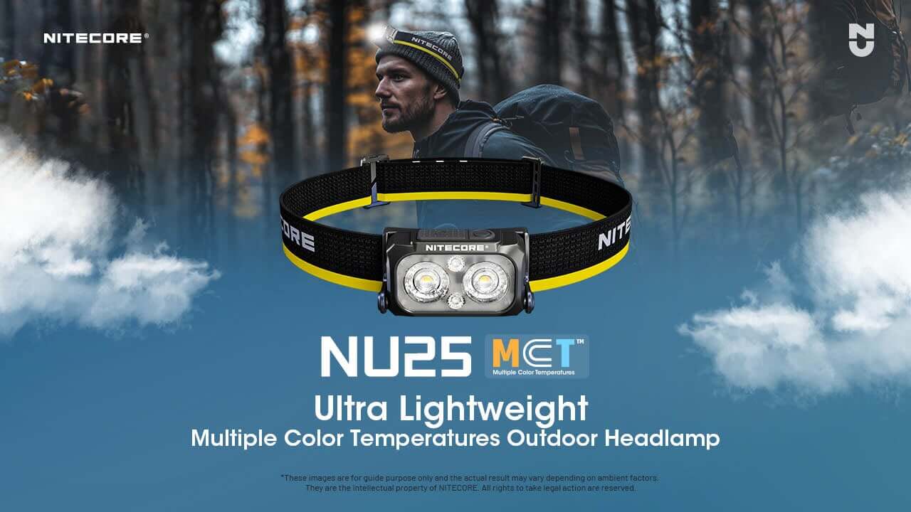 Nitecore NU25 MCT Multi-Temperature Rechargeable Headlamp