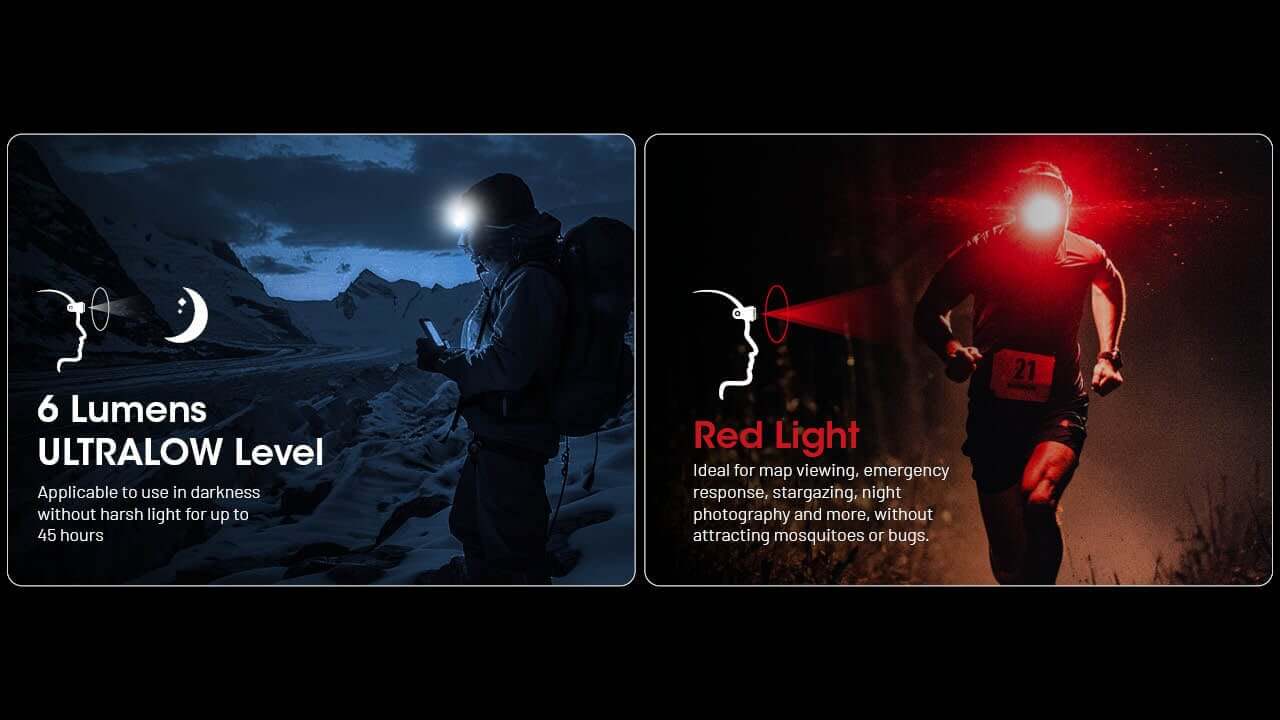 Nitecore NU25 MCT Multi-Temperature Rechargeable Headlamp