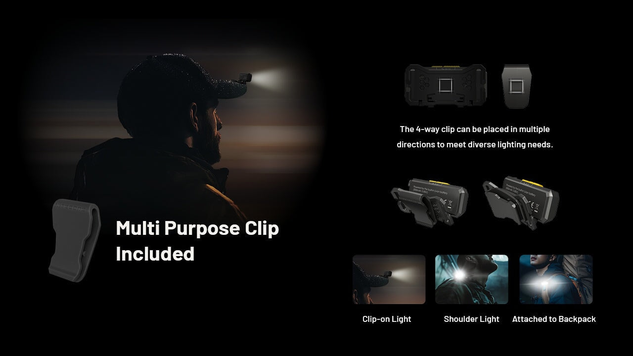 Nitecore NU27 600 Lumens Running / Camping Headlamp, USB-C Rechargeable