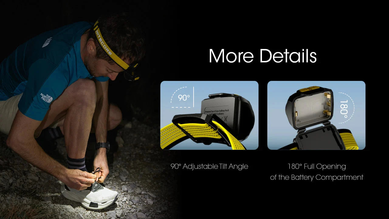 Nitecore UT27 Pro 800 lumen Rechargeable Running Headlamp