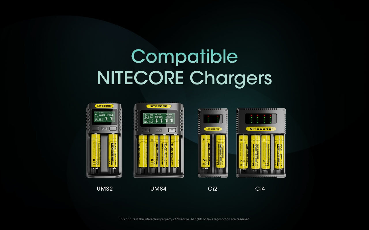 Nitecore NL1836HP 18650 High Performance 3600mAh Rechargeable Li-on Battery