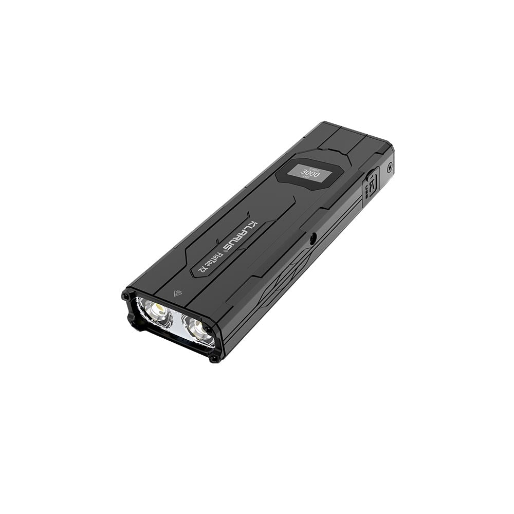 “Klarus FlatTac X2 ultra slim EDC flashlight – Compact flat tactical everyday carry torch”