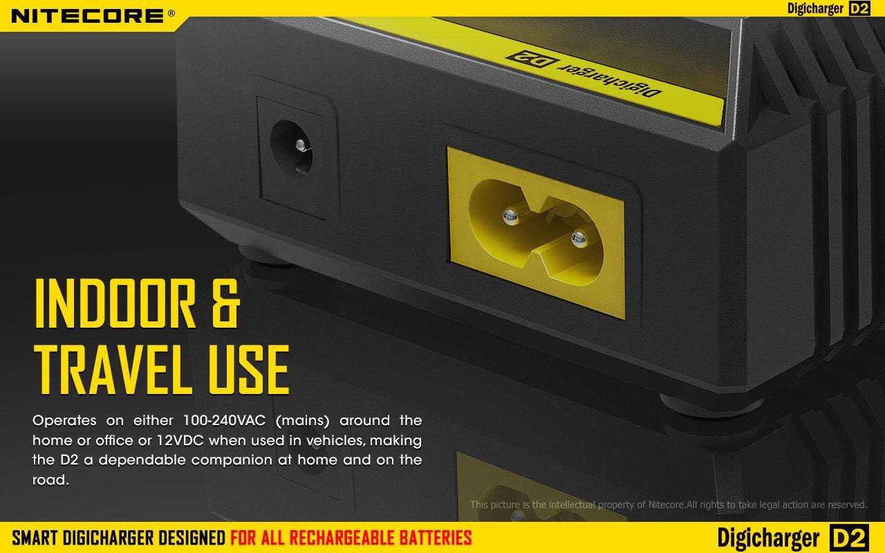 Nitecore D2 Digi Dual-Slot Universal Battery Charger