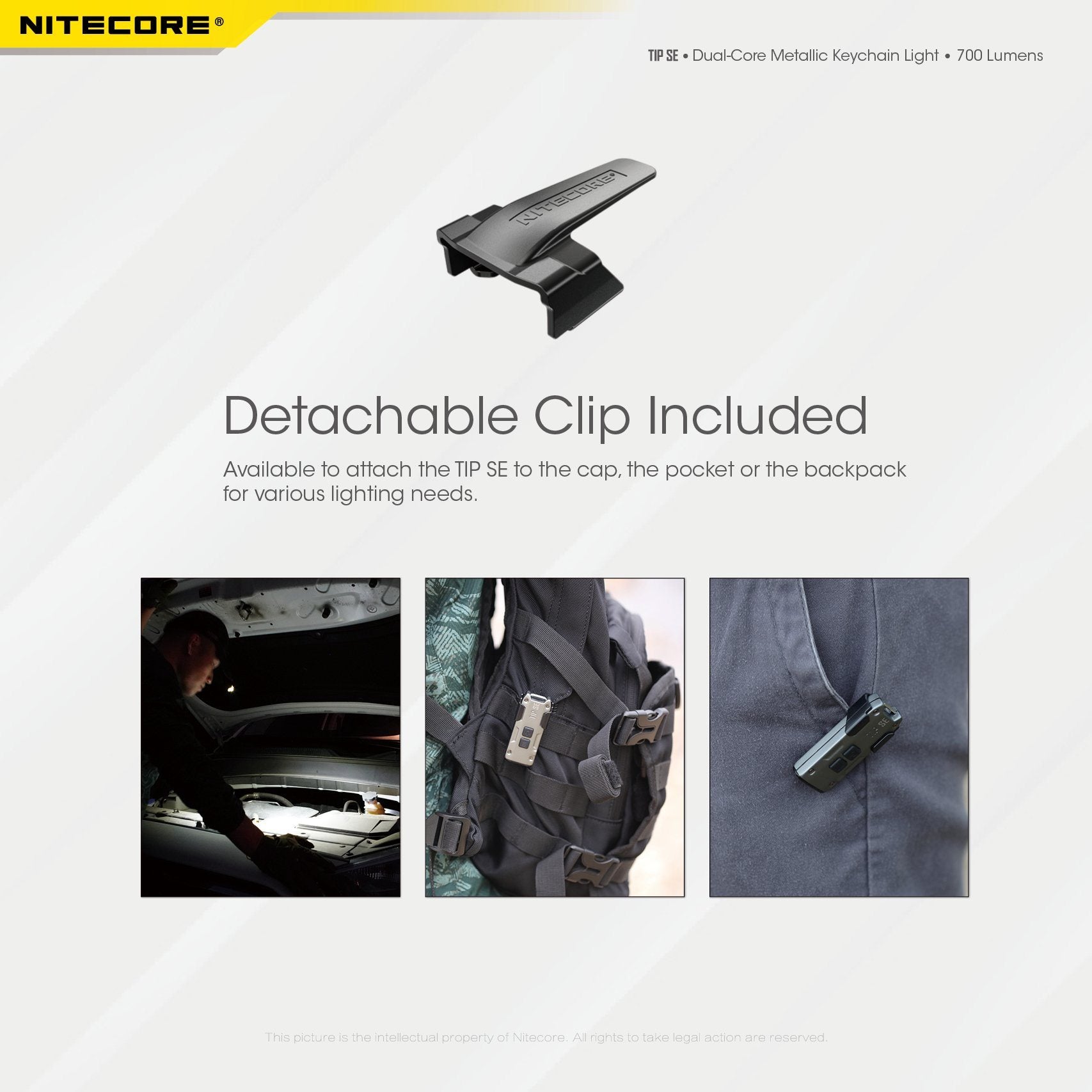 Nitecore TIP SE 700 Lumens Keychain EDC Flashlight