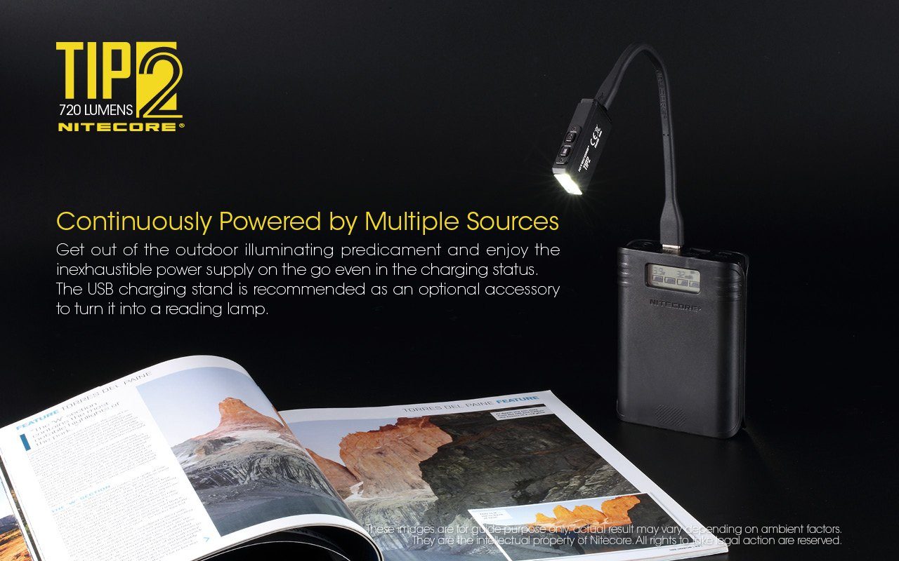 Nitecore Tip2 720 Lumens USB Rechargeable Flashlight