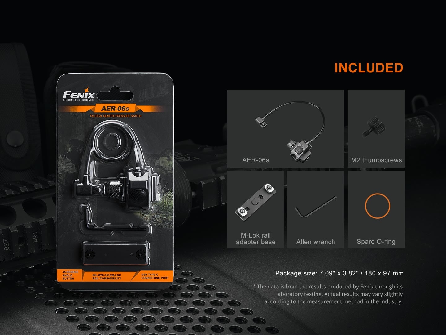 Fenix AER-06s Tactical remote pressure switch (for GL19R)