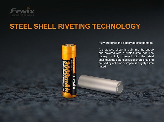 Fenix ARB-L18 3000P - High Draw rechargeable 18650 Battery
