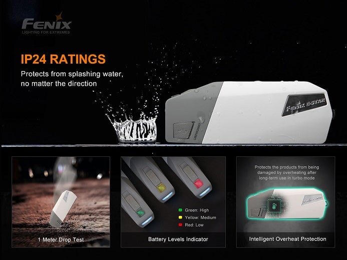 Fenix E-Star – Emergency Flashlight, Self Powered & Rechargeable