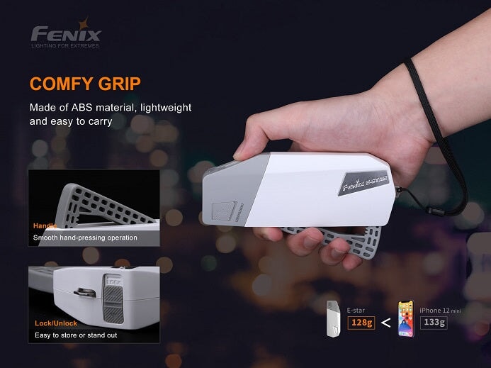 Fenix E-Star – Emergency Flashlight, Self Powered & Rechargeable