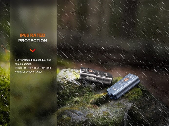 Fenix E03R V2.0 All-Metal Keychain Flashlight