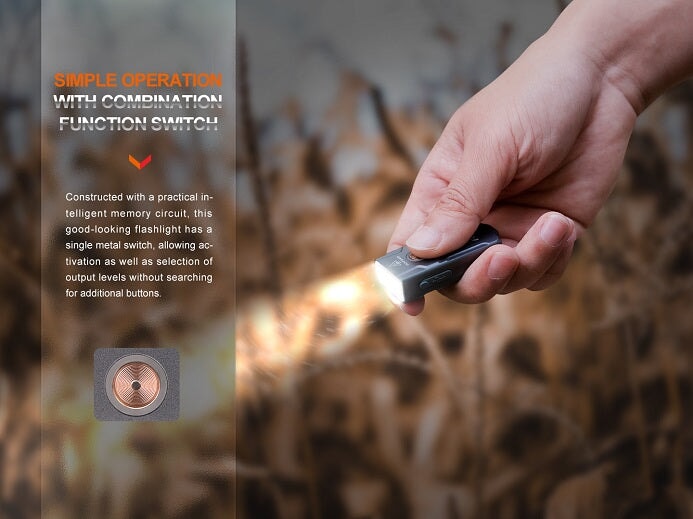 Fenix E03R V2.0 All-Metal Keychain Flashlight