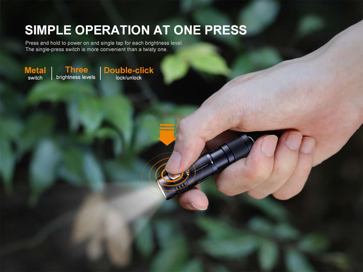 Fenix E05R Mini 400 Lumens LED Flashlight - Options
