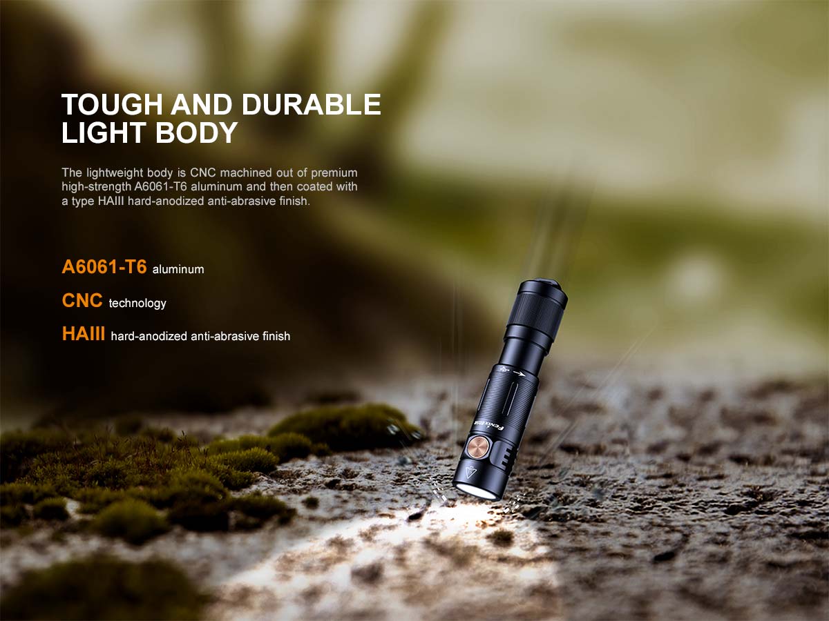 Fenix E05R Mini 400 Lumens LED Flashlight - Options