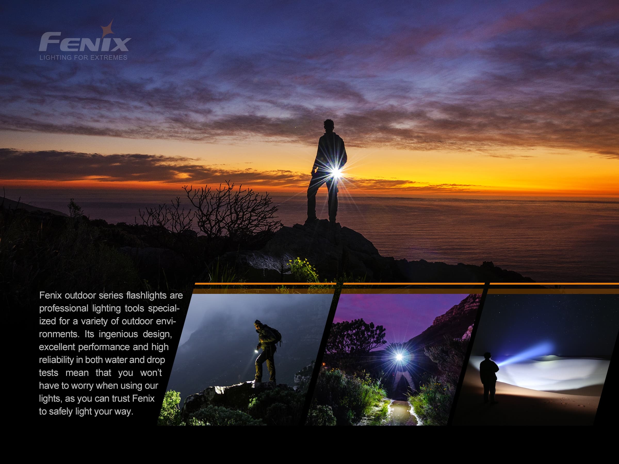 Fenix E20 v2.0 EDC AA Flashlight - 350 lumens