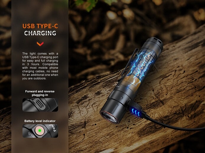 Fenix E35R Rechargeable High-Performance EDC Flashlight